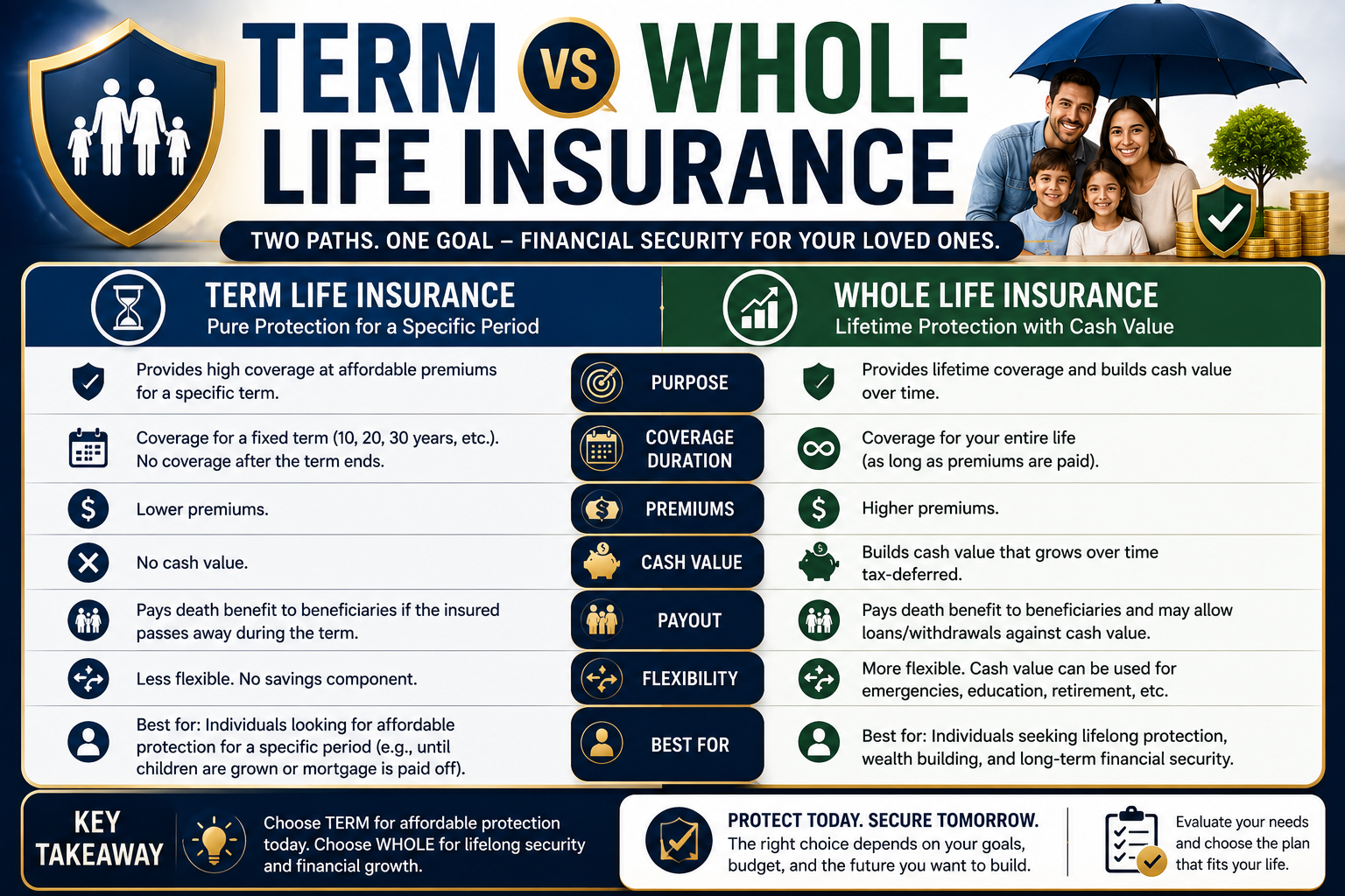 Term vs Whole Life Insurance